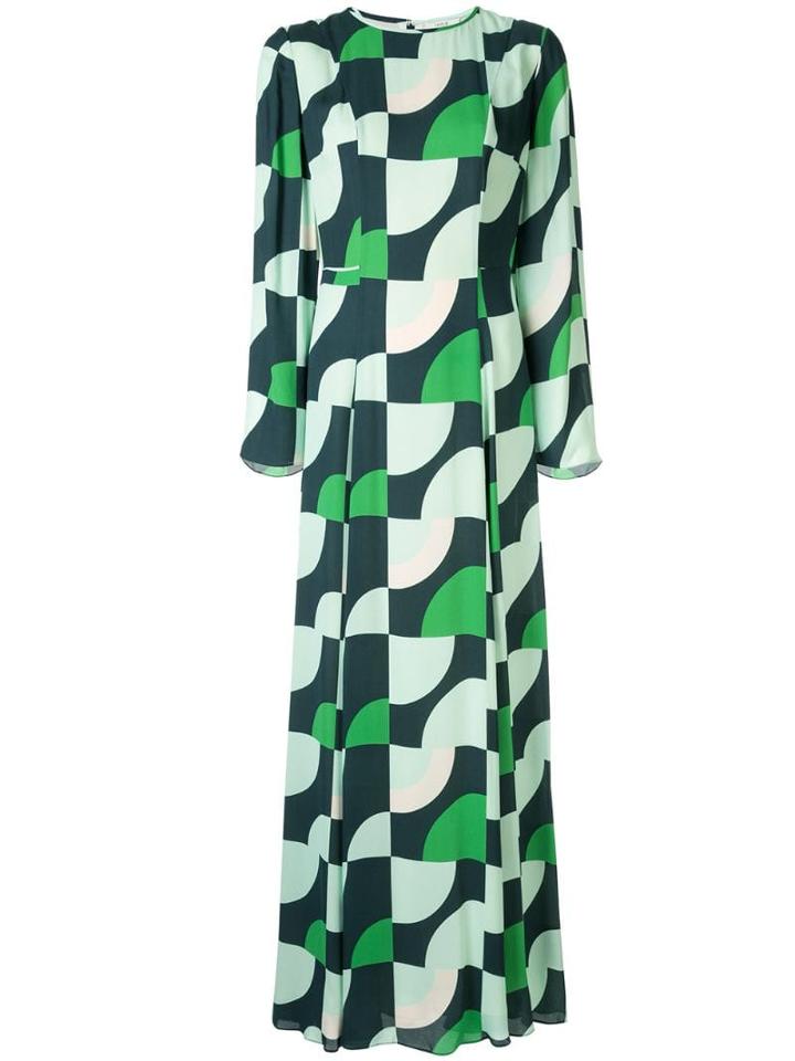 Layeur All-over Print Dress - Green