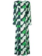 Layeur All-over Print Dress - Green