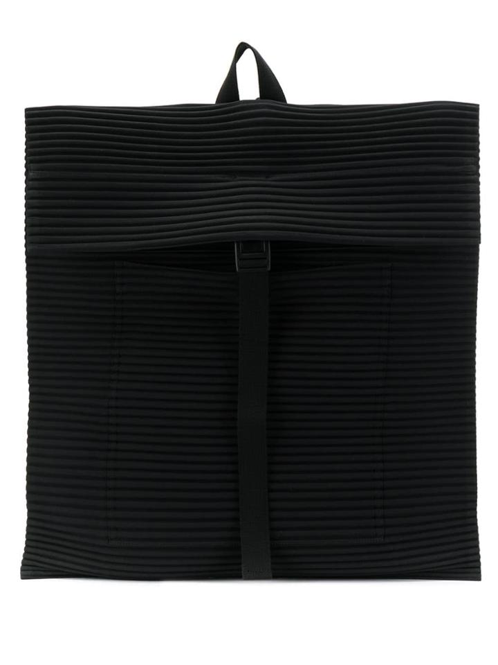 Pleats Please By Issey Miyake Micro Pleated Backpack - Black