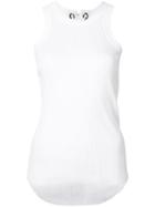 Sacai Lace-back Ribbed Vest, Women's, Size: Large, White, Cotton