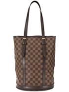 Louis Vuitton Pre-owned Gm Damier Bucket Tote - Brown