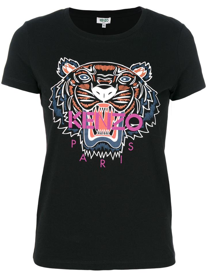 Kenzo Tiger Print T-shirt - Black