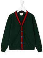 Gucci Kids V-neck Cardigan, Boy's, Size: 12 Yrs, Blue