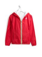 K Way Kids 'la Vrai Claude' Rain Jacket, Boy's, Size: 10 Yrs, Red