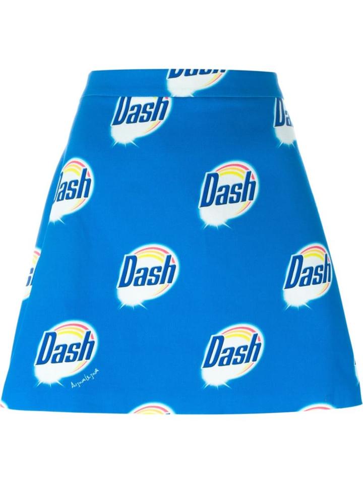Au Jour Le Jour Dash-print Mini Skirt