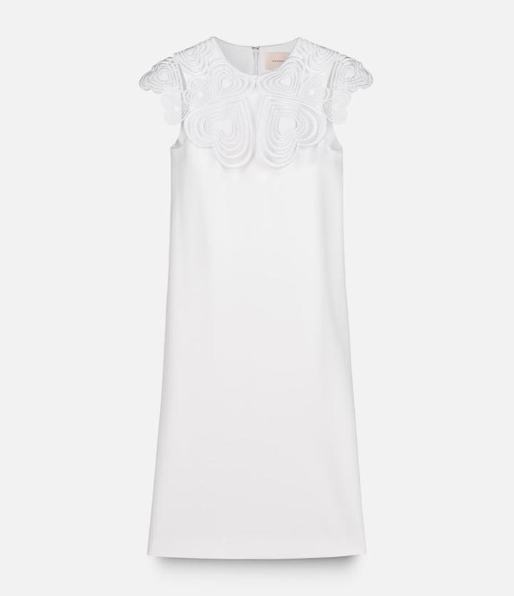 Christopher Kane Love Heart Lace Collar Shift Dress