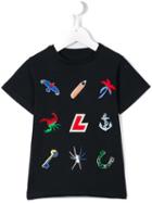 Lanvin Petite Printed T-shirt, Boy's, Size: 10 Yrs, Blue