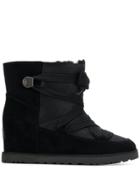 Ugg Australia Lace-up Wedged Boots - Black