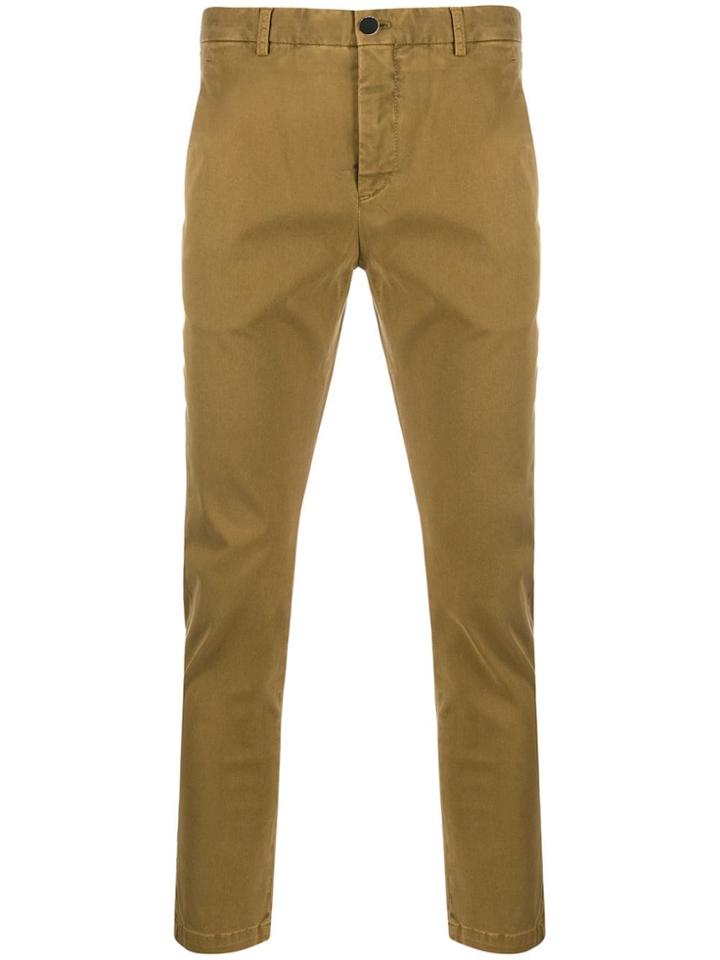 Pt05 Skinny Fit Chinos - Brown