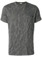 Versace Jeans Textured Short Sleeve T-shirt - Grey