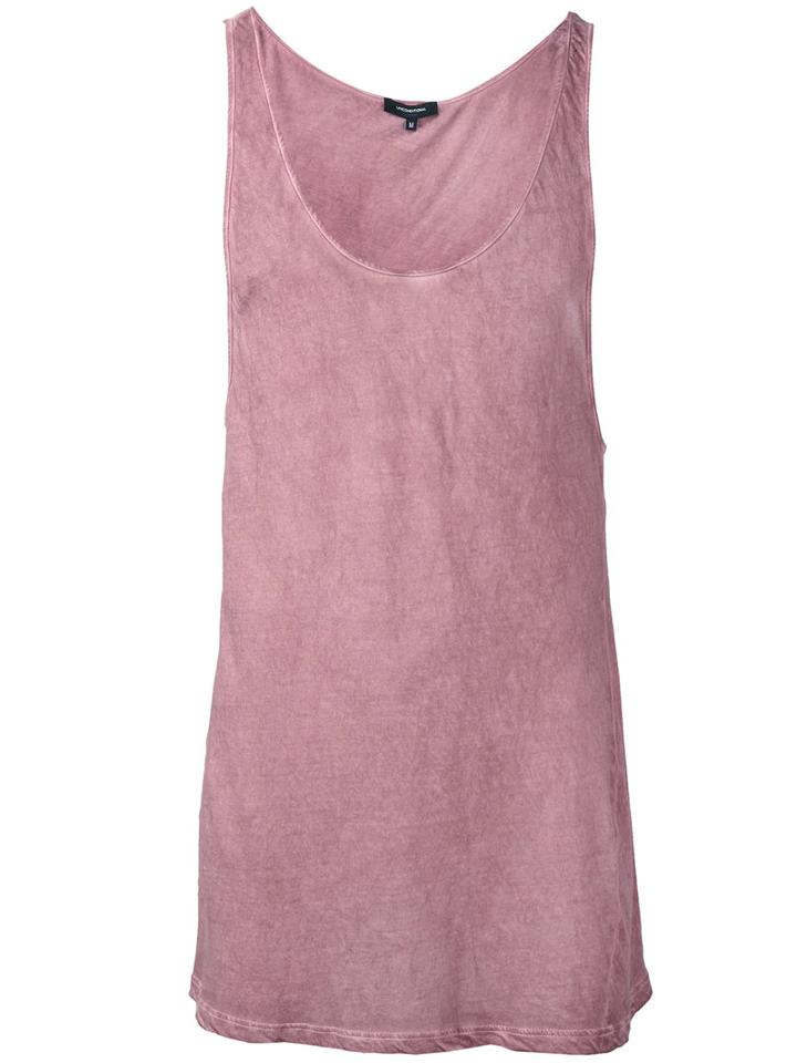Unconditional - Classic Tank Top - Men - Cotton - L, Pink/purple, Cotton