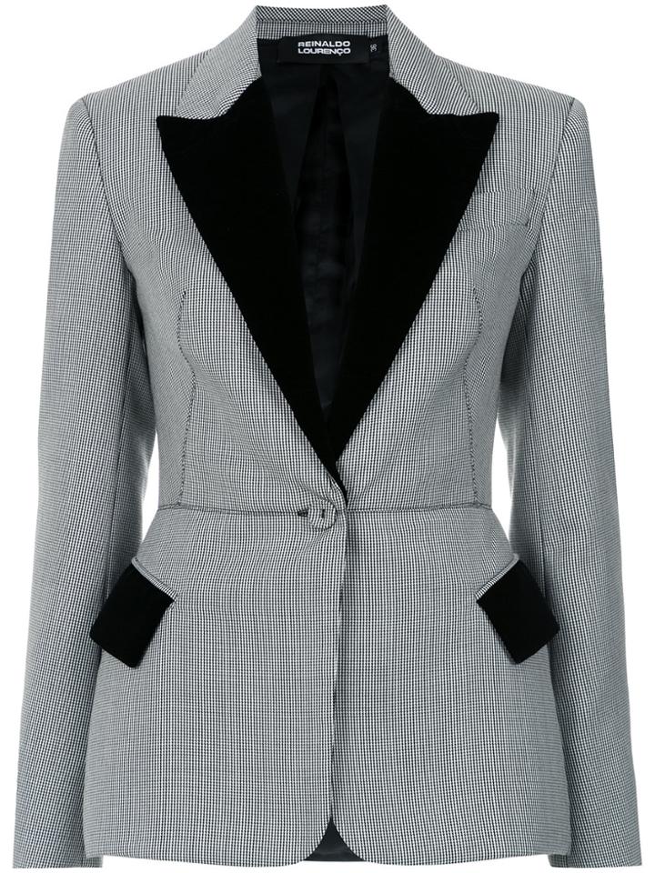 Reinaldo Lourenço Fitted Waist Blazer - Black