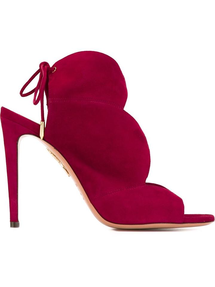 Aquazzura Open Heel Cut-out Sandals