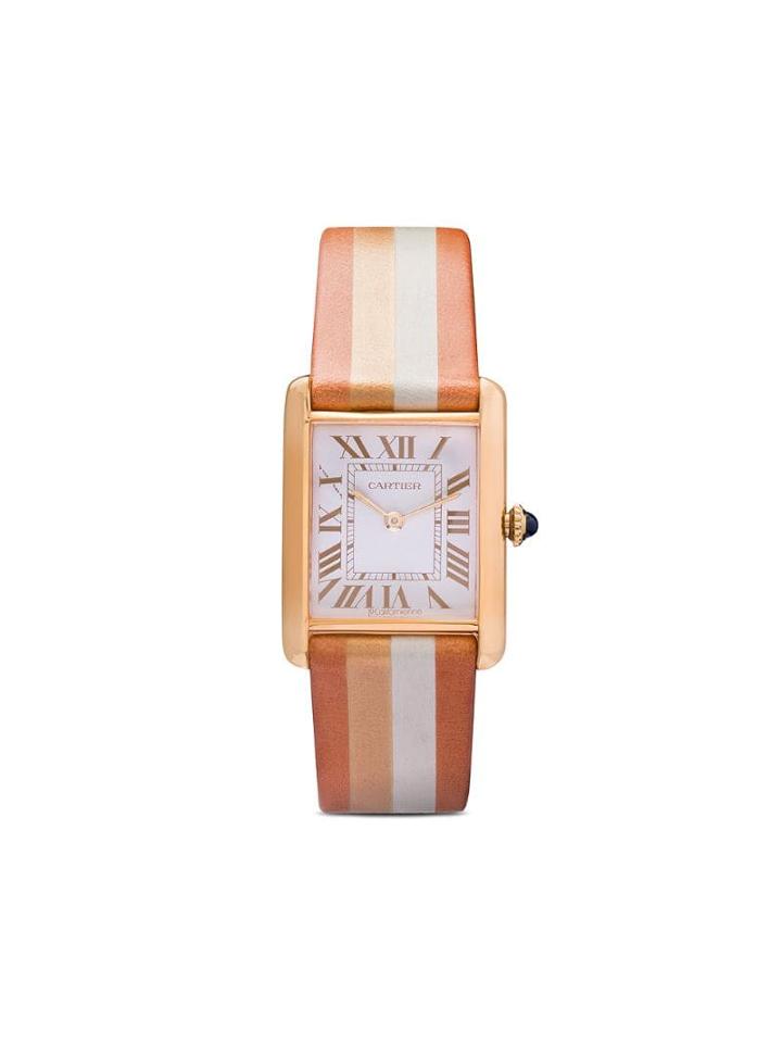La Californienne Cartier Tank Watch - Gold Glitter