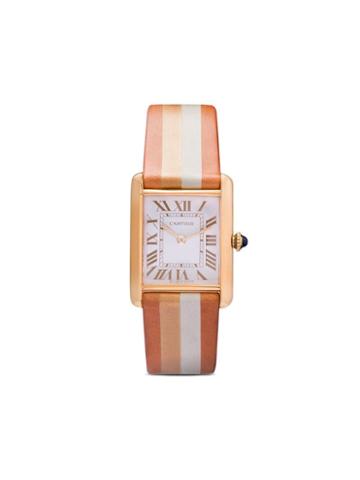 La Californienne Cartier Tank Watch - Gold Glitter