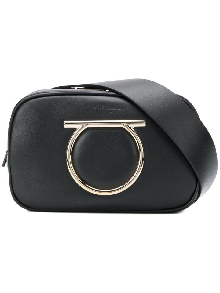 Salvatore Ferragamo Logo Belt Bag - Black