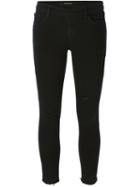 J Brand Cropped Skinny Jeans, Women's, Size: 28, Black, Cotton/lyocell/spandex/elastane