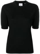 Burberry Rear Embroidered Logo Top - Black