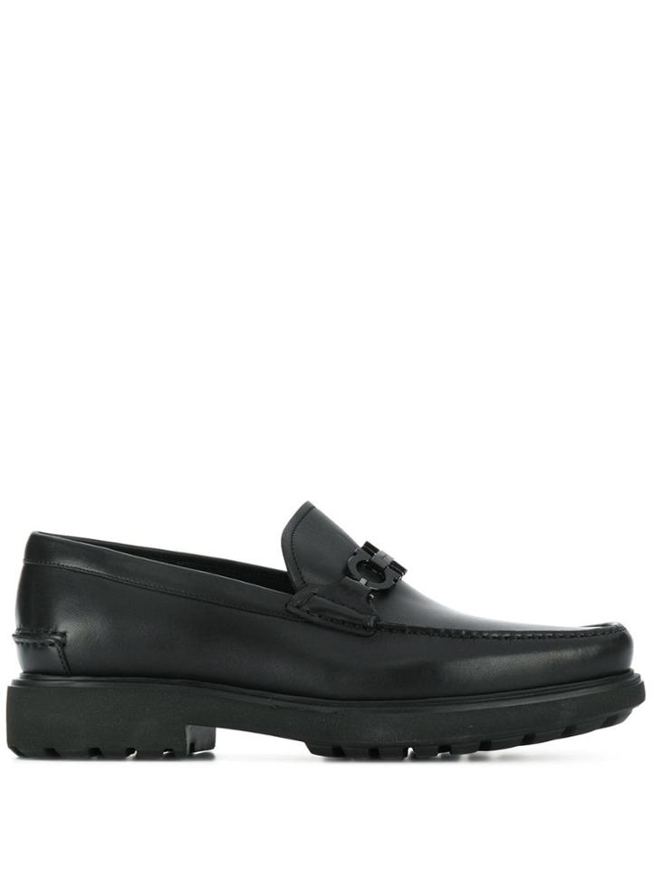Salvatore Ferragamo Gotham Loafers - Black