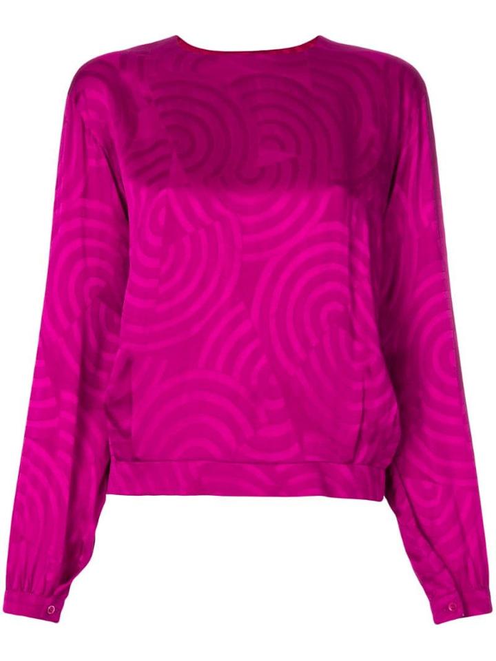 Christian Dior Pre-owned Patterned Blouse - Pink
