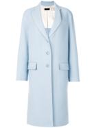 Joseph Classic Buttoned Coat - Blue