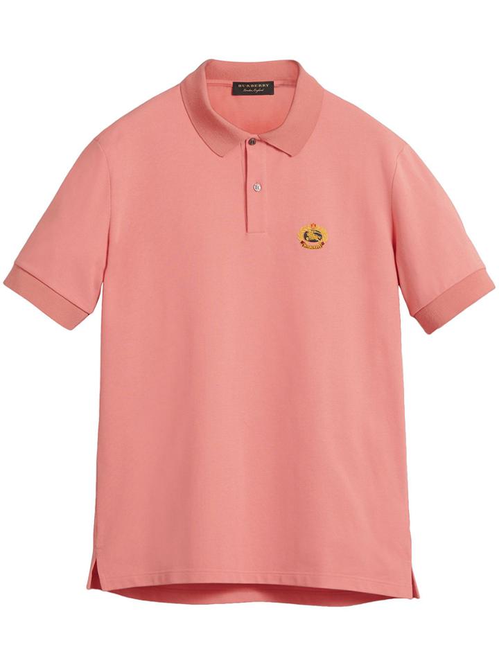 Burberry Reissued Polo Shirt - Pink & Purple