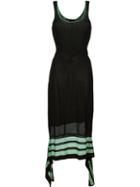 Y-3 Asymmetric Hem Knit Dress, Women's, Size: S, Black, Cotton/polyamide