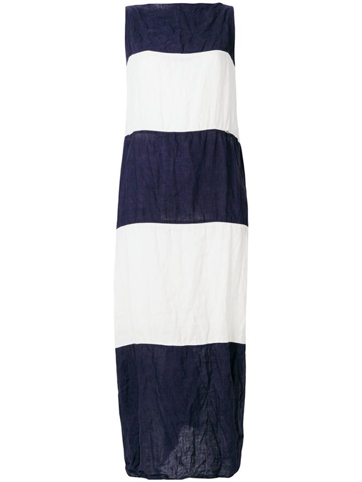 Daniela Gregis Contrast Stripe Tank Dress - Blue