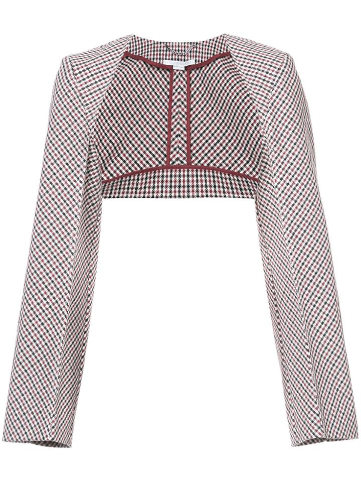Stella Mccartney Check Bolero - Red