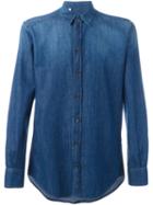 Dolce & Gabbana Denim Shirt, Men's, Size: 44, Blue, Cotton