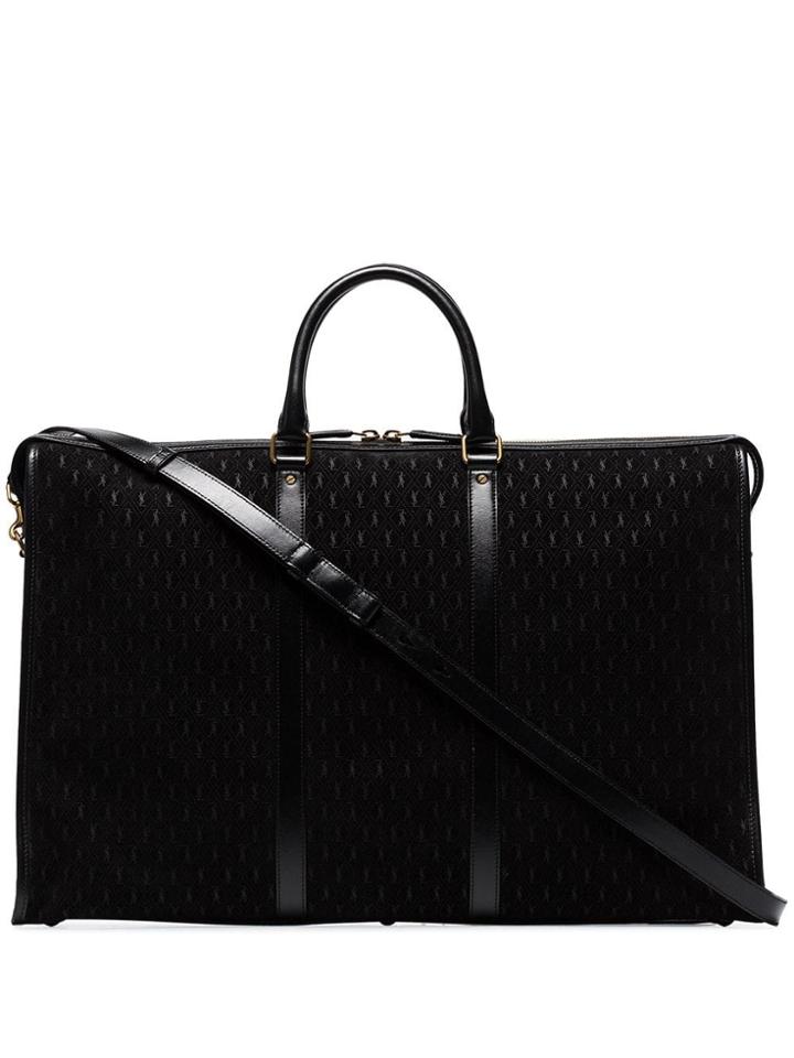 Saint Laurent Monogram 48-hour Duffle Bag - Black