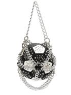 À La Garçonne Ball Chain Clutch - Black