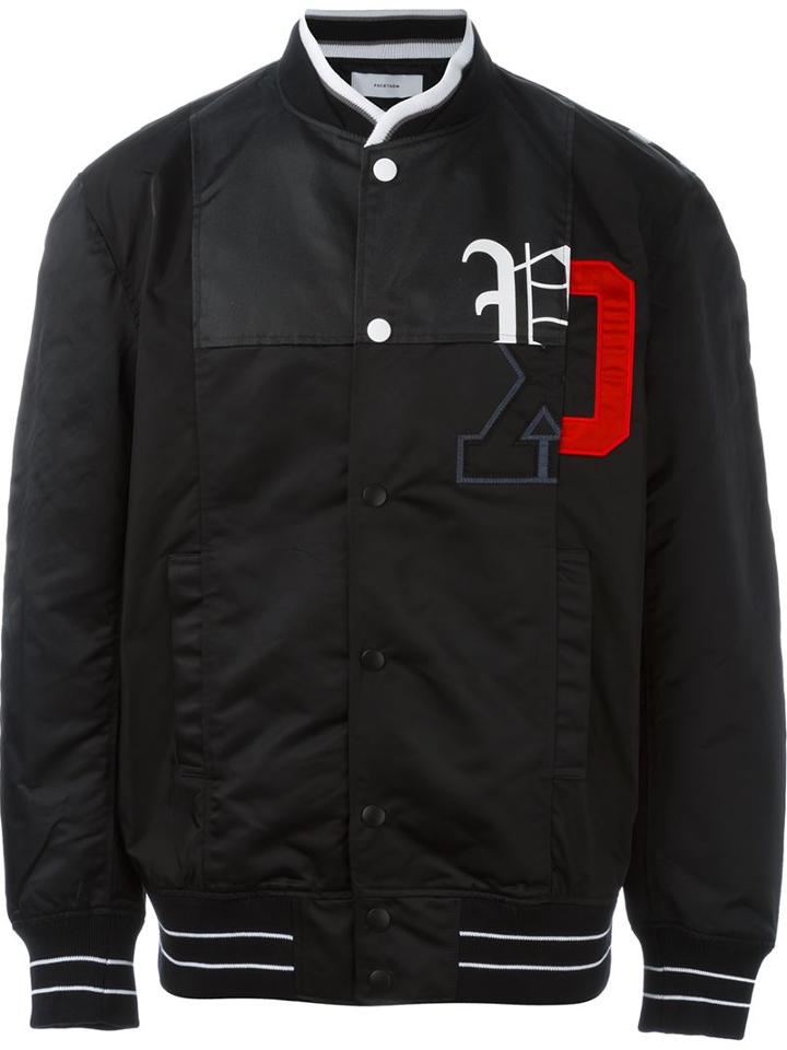 Facetasm Logo Print Bomber Jacket