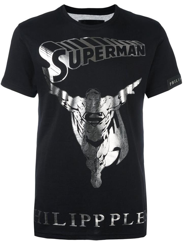 Philipp Plein 'golden Hero' T-shirt, Men's, Size: Xxl, Black, Cotton