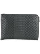 Bottega Veneta Intrecciato Clutch - Grey