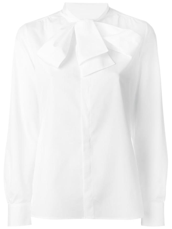 Dsquared2 Bow Detail Shirt, Women's, Size: 42, White, Cotton