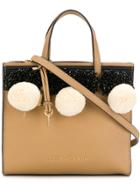 Marc Jacobs Bead And Pompom Tote - Nude & Neutrals