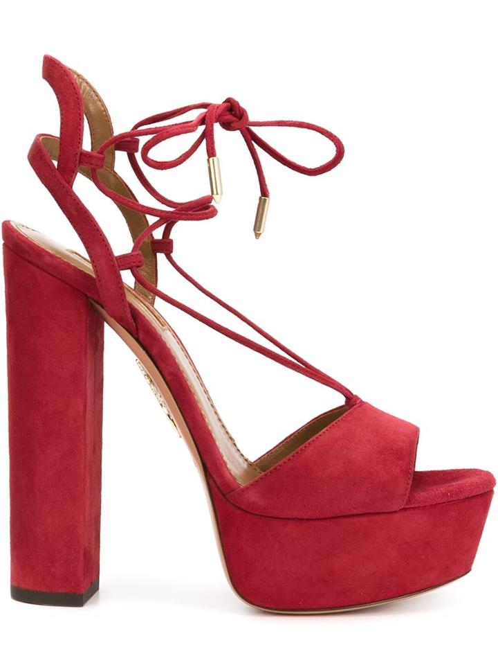 Aquazzura 'austin Plateau 105' Sandals