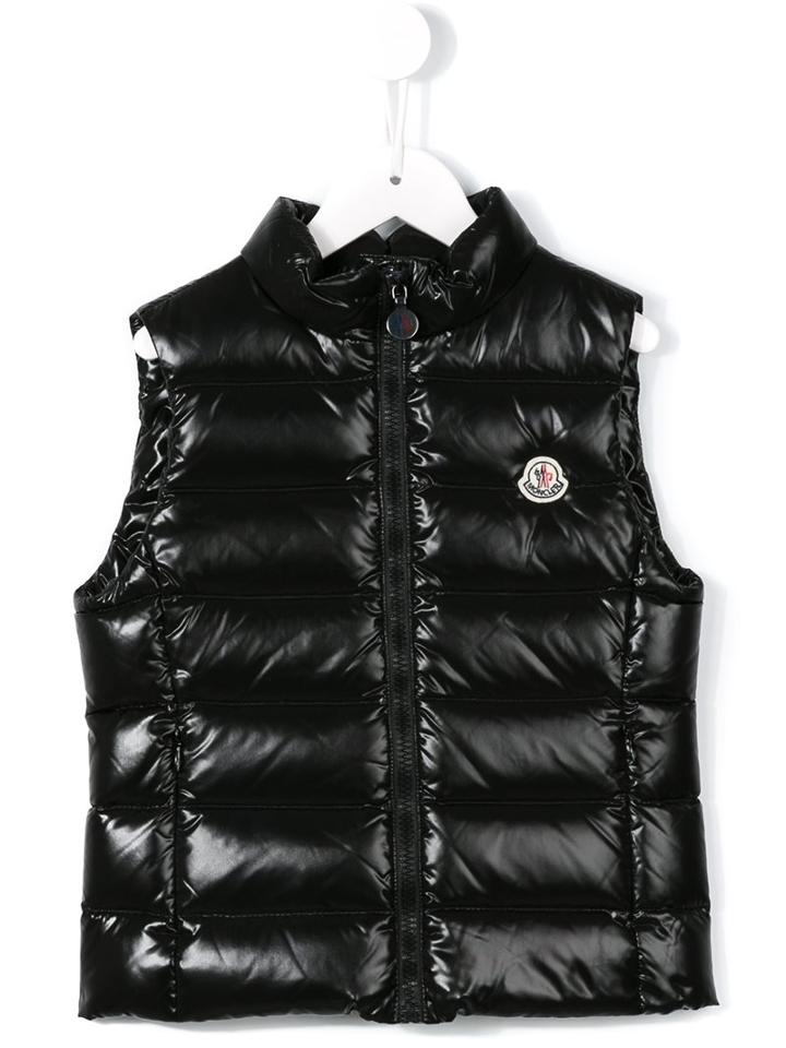 Moncler Kids 'ghany' Padded Gilet, Girl's, Size: 8 Yrs, Black