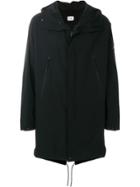 Cp Company Hooded Coat - Black
