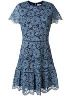 Michael Michael Kors Floral Lace Dress - Blue