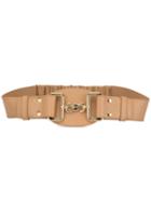 Rochas Elasticated Strap Belt - Brown
