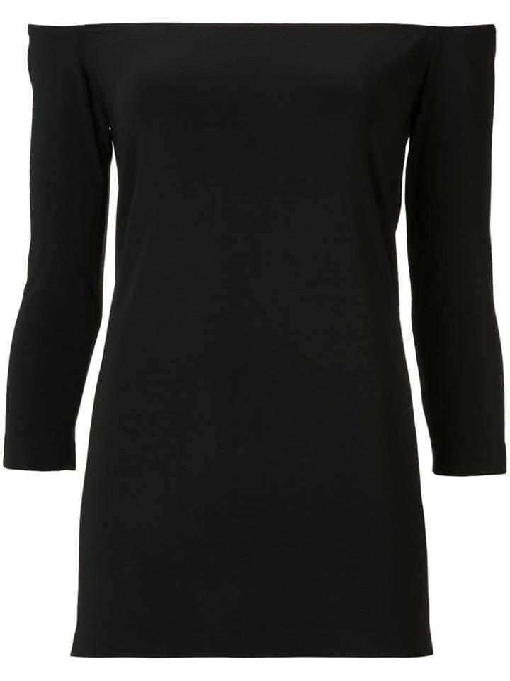 Norma Kamali Off-shoulders Blouse - Black