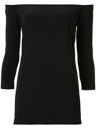Norma Kamali Off-shoulders Blouse - Black