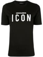 Dsquared2 Icon Embroidered T-shirt - Black