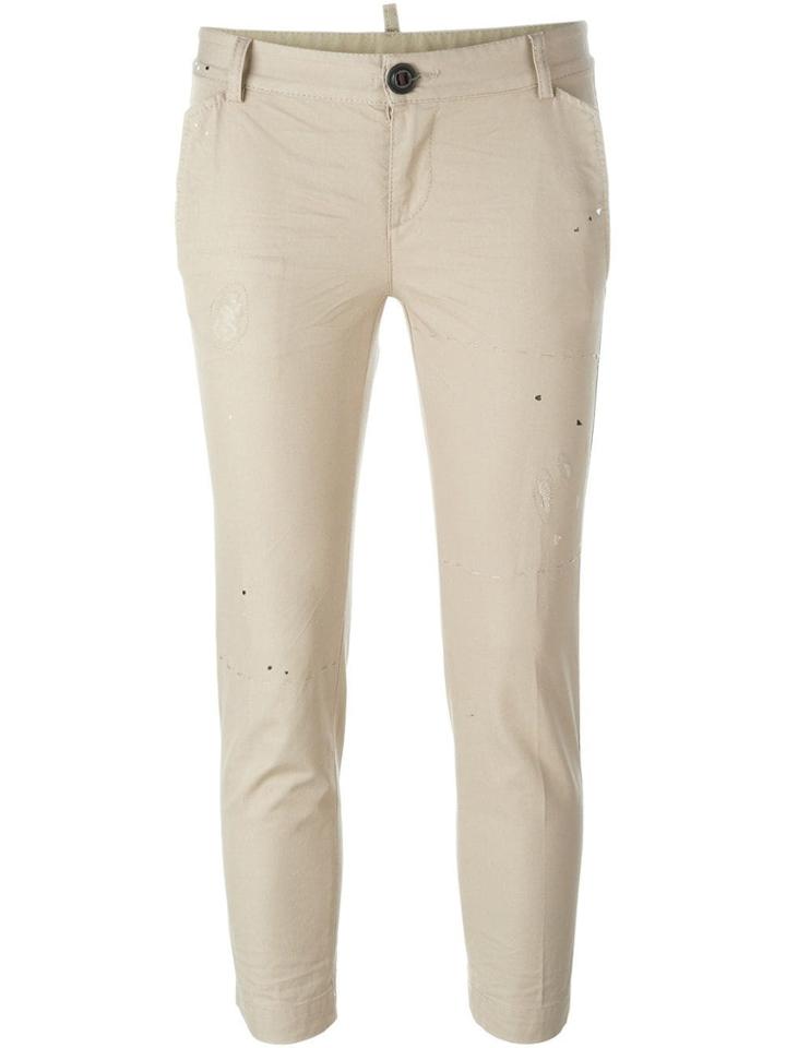 Dsquared2 Cropped Trousers - Neutrals