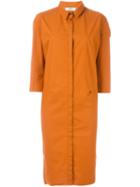 Humanoid 'pemba' Shirt Dress, Women's, Size: Small, Yellow/orange, Cotton