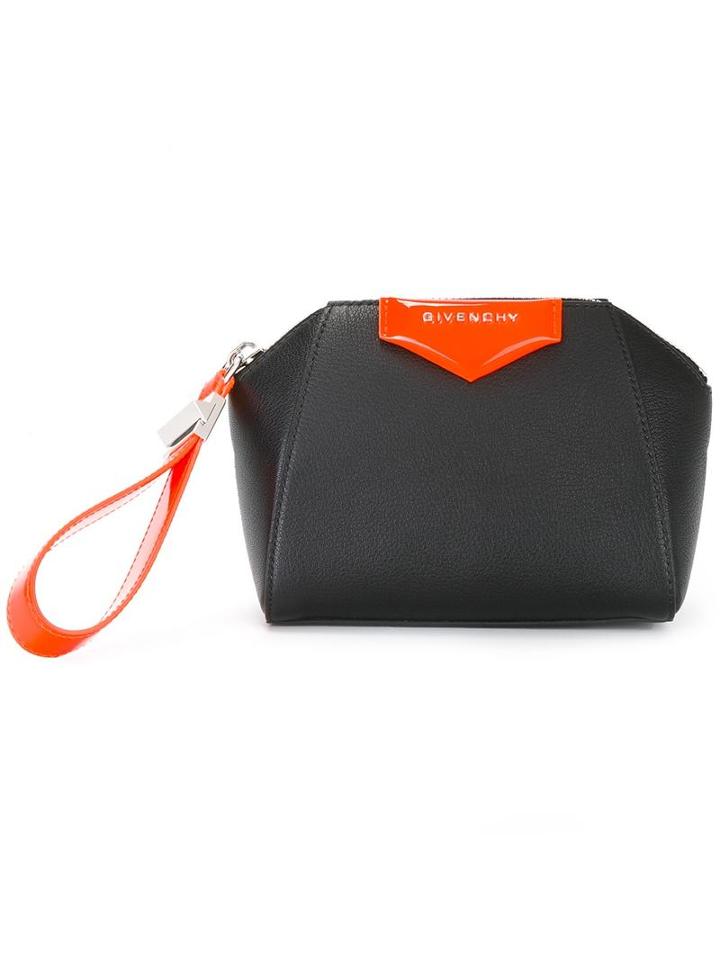 Givenchy Antigona Clutch, Black, Calf Leather
