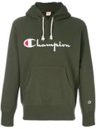 Champion Logo Hoodie - Green