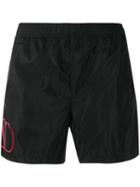 Valentino Vlogo Motif Swim Shorts - Blue